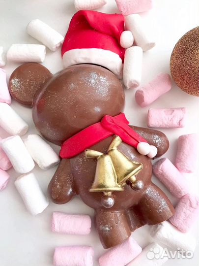 Мишка шоколадный пиньята