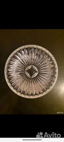 Вазочка для варенья хрустальная