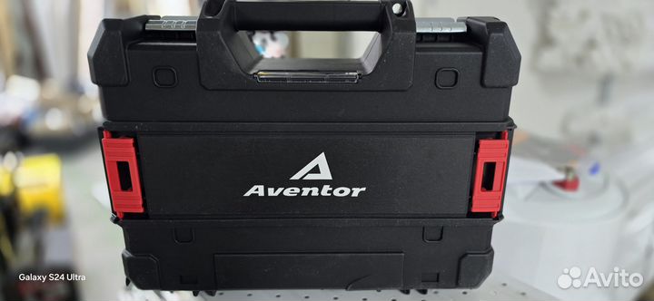 Ушм 125 мм Aventor бесщеточная 2 акб