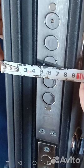 Дверь входная новая на 86см