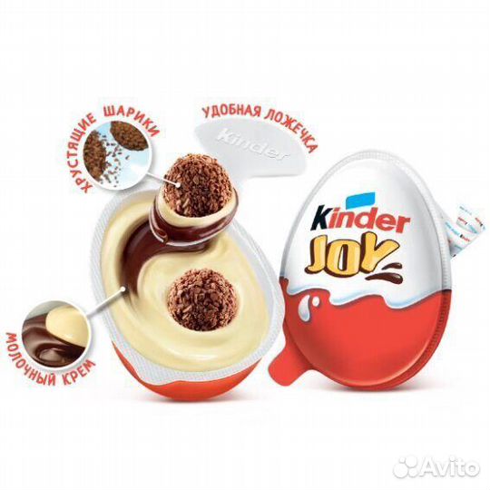 Шоколадное яйцо Kinder Joy для Девочек 20г