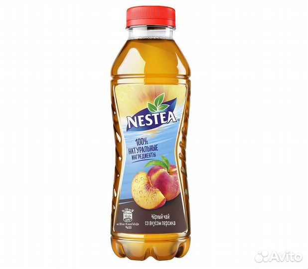 Опт - Холодный чай Nestea чёрный Персик 0,5л