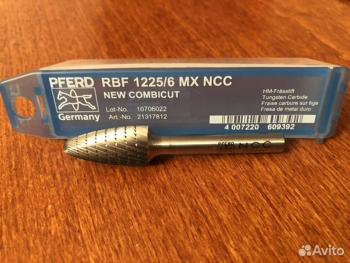 Борфреза твердосплавная pferd RBF 1225/6 MX NCC