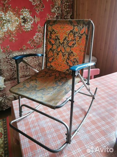 Кресло качалка детская складно ретро