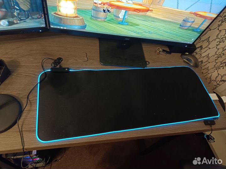 Игровой ковëр с подсветкой 80/30