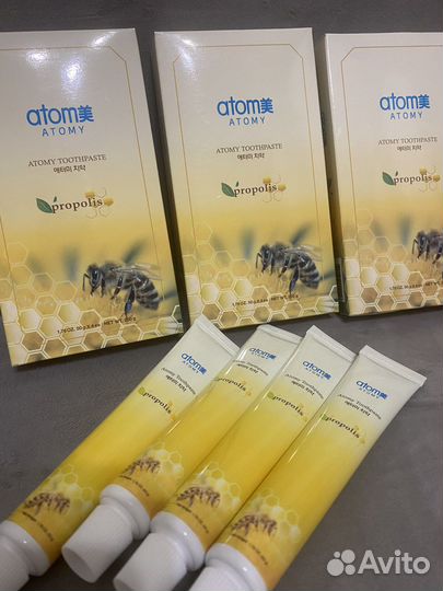 Зубная паста атоми