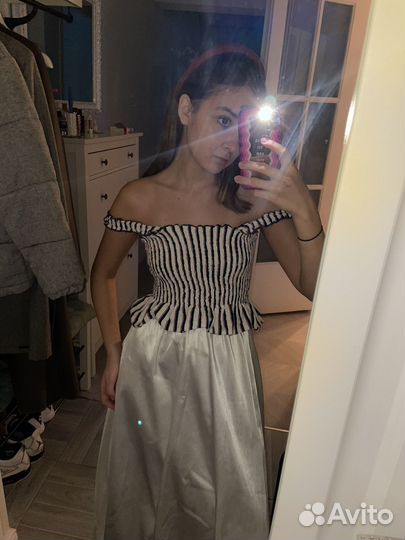 Топ в полоску