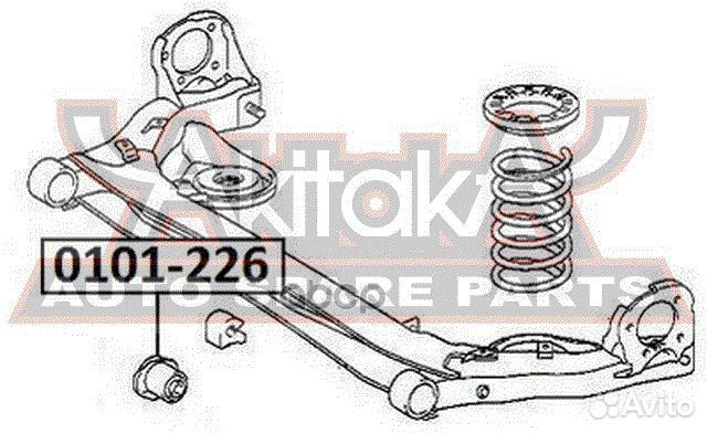 Сайлентблок задней балки 0101-226 asva