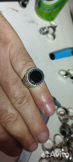 Серебряное кольцо мужское