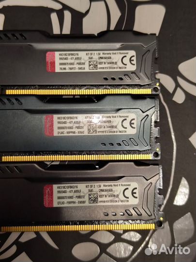 Оперативная память DDR3 8 GB Kingston Fury