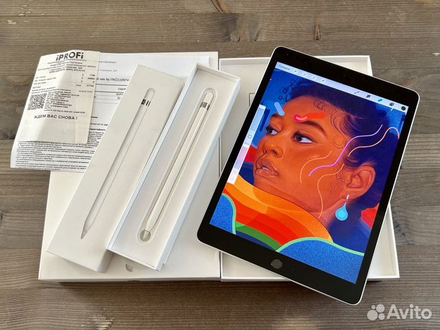 iPad 9 2021 64gb + Pencil + Procreate идеал