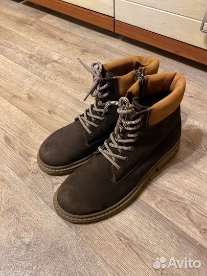 Ботинки зимние размер 42 нубук