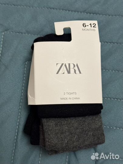 Колготки детские zara 6-12 месяцев (80 см)