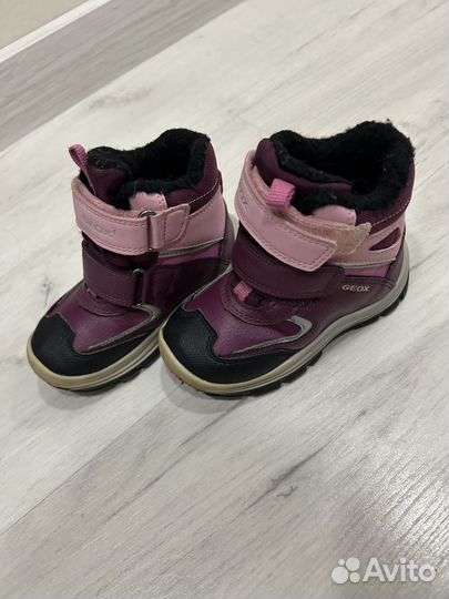 Зимние ботинки для девочки geox