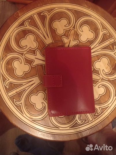 Обложка для паспорта натуральная кожа, руч. работа