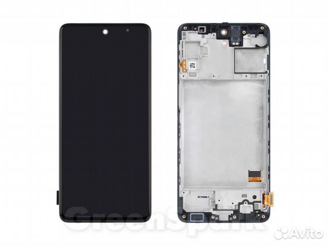 Дисплей для Samsung M317F Galaxy M31s в рамке +та