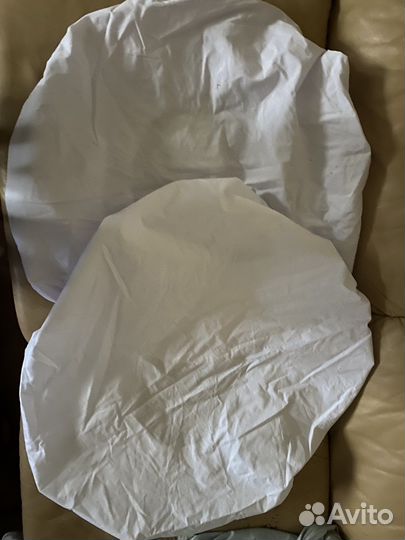 Новые Простыни на резинке в круглую кроватку