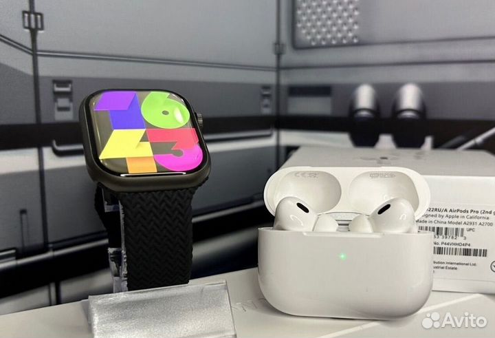 Apple Watch 9 + AirPods Pro 2 (Гарантия+Доставка)