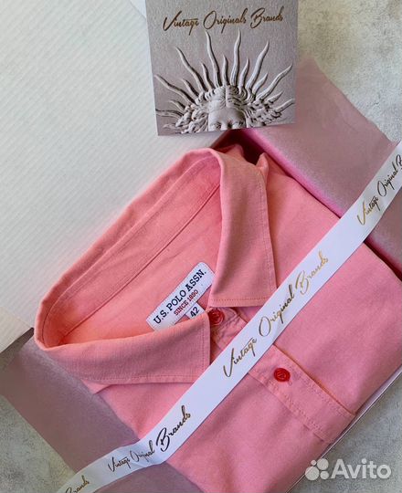 Рубашка us Polo оригинал винтаж стиль Ralph Lauren
