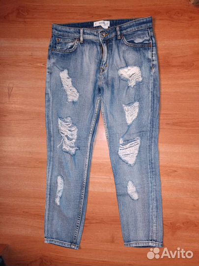 Джинсы женские рваные