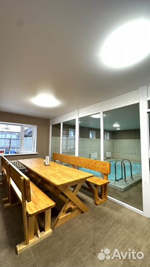 Русская баня с бассейном