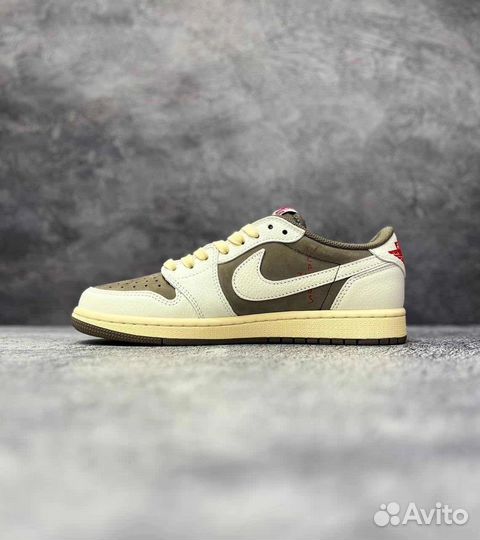 Кроссовки nike air jordan 1 low travis scott