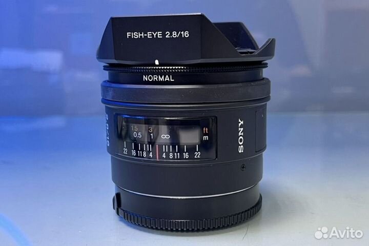 Объектив Sony 16mm F2.8 Fisheye для Sony A