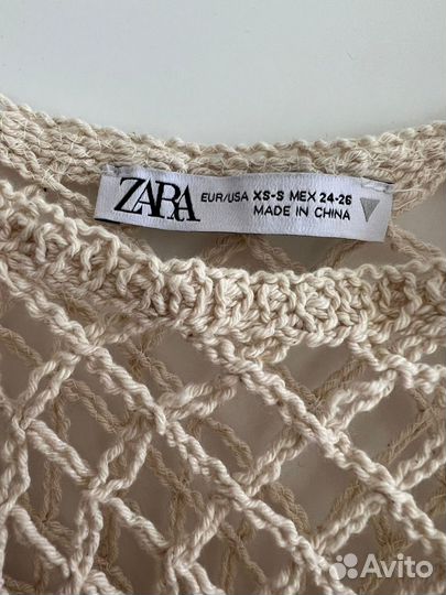 Платье пляжное zara