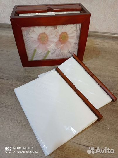 Фотоальбом деревянный на 80 фото