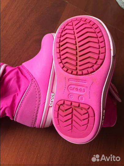 Сапоги Crocs демисезонные. C8