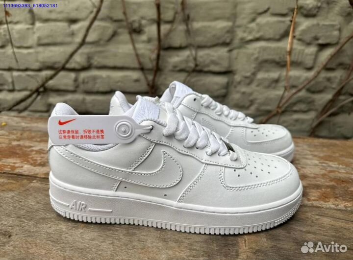 Nike AIR force 1 LOW белые женские хит