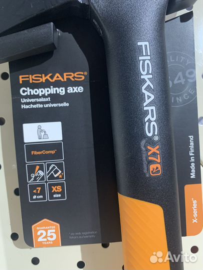 Топор универсальный X7 XS fiskars