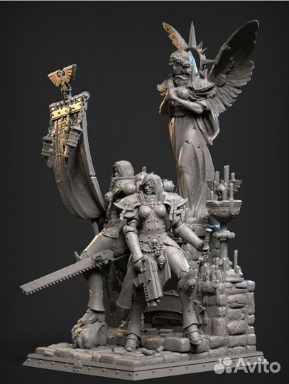 Диорама Тираниды Космодесант Warhammer 40000