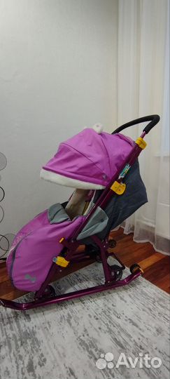 Детские санки коляска