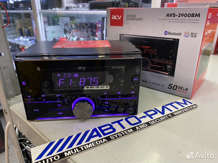 Магнитола 2din ACV AVS-2900BM
