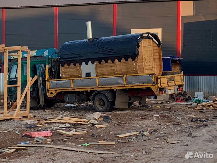 Баня-бочка квадро с доставкой