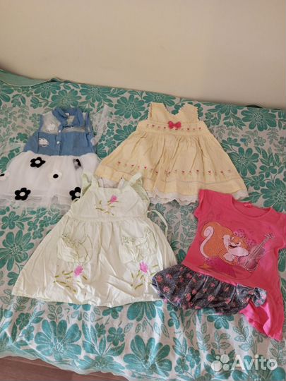 Детская одежда для девочек пакетом 98 104