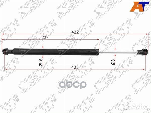 Амортизатор капота Land Rover Discovery 04-17