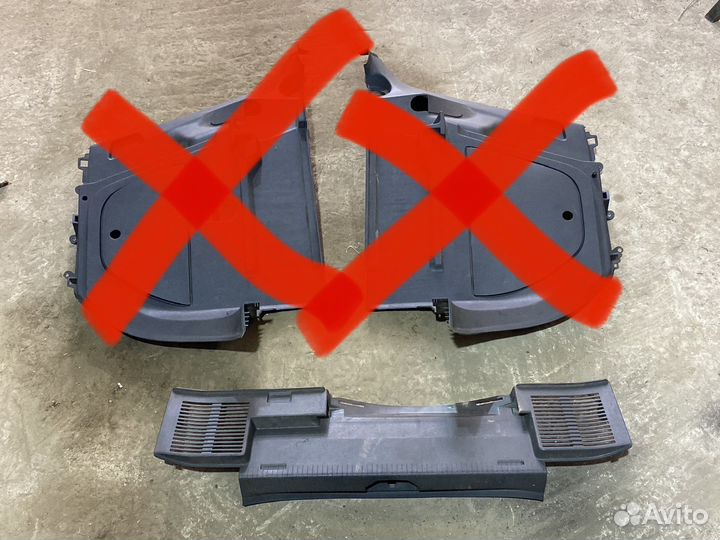 Накладка задней панели Opel Corsa D хэтчбек