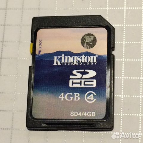 Карта памяти Kingston micro sdhc 4Gb класс 4