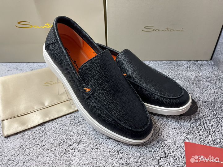 Лоферы Santoni мужские