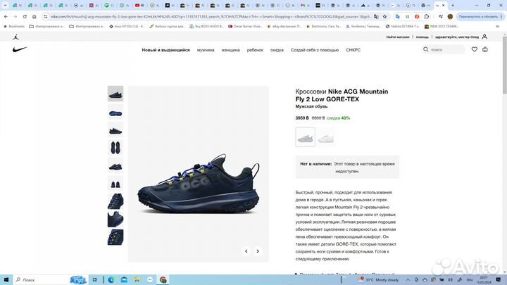 Nike ACG Mountain Fly 2 Low gore-TEX HF6245-400