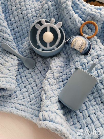 Плед детский плюшевый