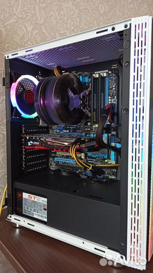 Игровой пк Intel Core I7 / GTX 1050 Ti 4 Гб / SSD