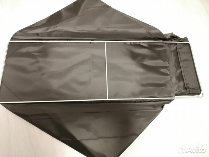 Корзина для белья IKEA скубб чёрная
