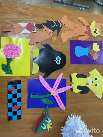 Поделки, аппликация в сад