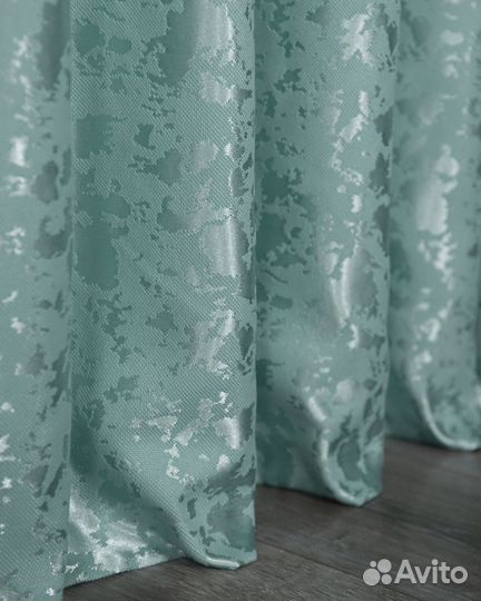 Мраморные шторы Версаль лазурный