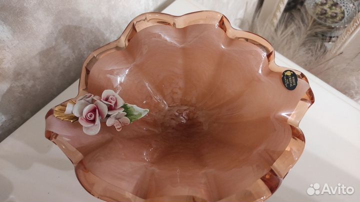 Ваза для конфет Кристалл Италия