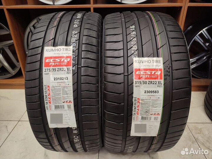 Kumho Ecsta PS71 SUV 275/35 R22 и 315/30 R22 104Y