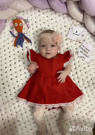 Платье боди для двойни